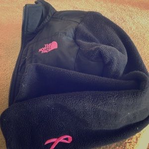 North face xs wpink logo&pink breast cancer bow